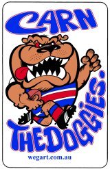 Bulldogs Carna Doggies WEG Fridge Magnet FREE POST WITHIN AUSTRA